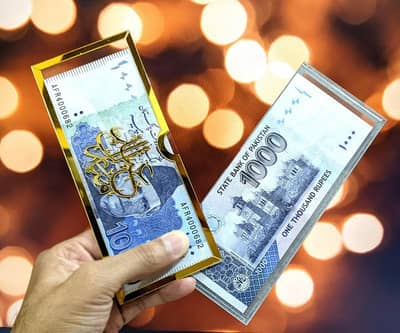 Eidi Envelope Transparent and Black Available Good Quality