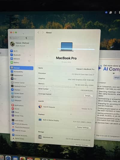 Macbook pro 2019 | 16gb 512gb | i7