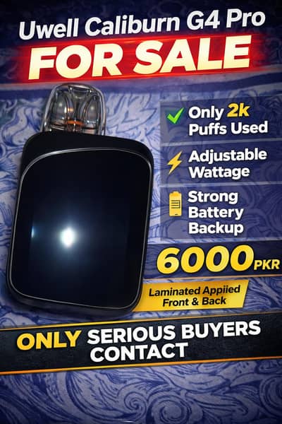 uwell Caliburn g4 pro Koko 10/10 condition slightly use