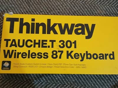FOR SALE: Thinkway Tauche. T 301 Wireless TKL Mechanical Keyboard