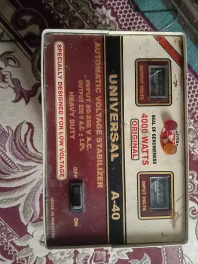 universal stabilizer 4000watt