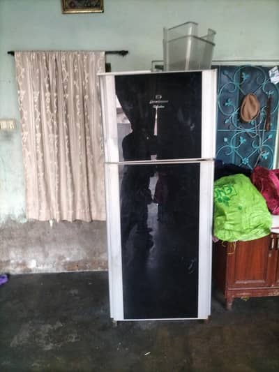 dolwlance glass door full size fridge