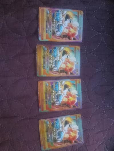4 cards good condition