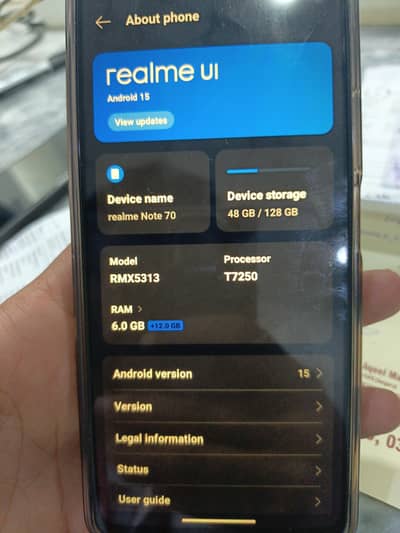 realme note 70 6/128