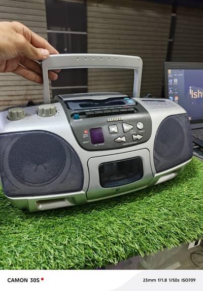 Aiwa CSD-E227 Vintage Portable Boombox Cassete Player Brand new UK