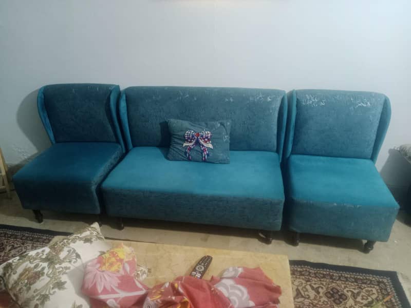 blue sofa set 0