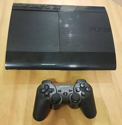 Ps3 super slim 320gb 20 games installed wireless controller