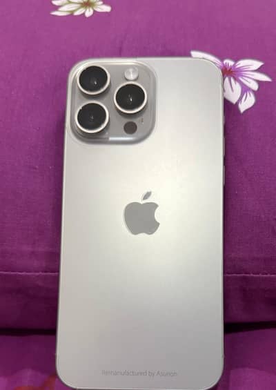 Title: iphone 15 pro max 512 GB , FU , refurbished