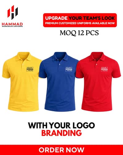 Promotional & Corporate Polo T-Shirts | Custom Made