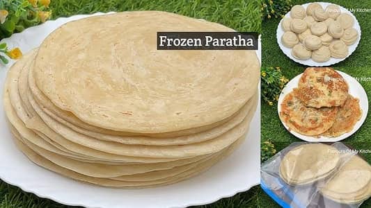 home made paratha
