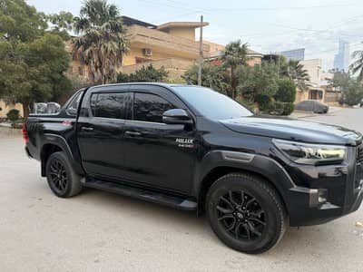 Toyota Hilux Rocco 2022 End Full Option Black  One Hand Like New