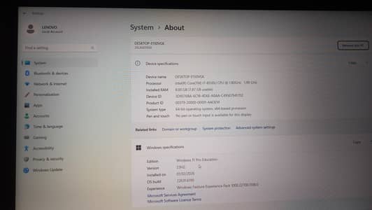 lenovo laptop model T580
