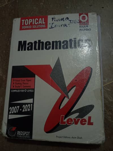 Mathematics O level Topical Past Papers with worked solutions