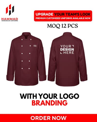 Chef Coat & Uniform Set | Professional Kitchen Wear
