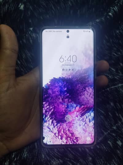 Samsung S20 plus  5g non PTA 12gm 128 GB memory