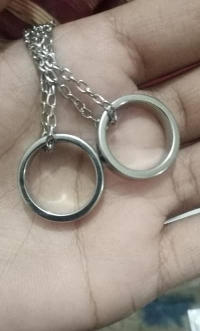 Sliver Ring pendant, Pack of 2