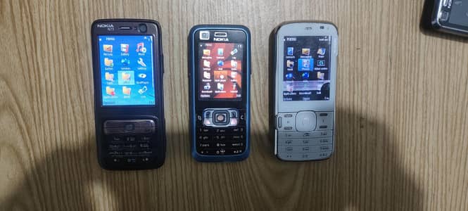 Nokia n73 Nokia n79 and Nokia 6120 classic