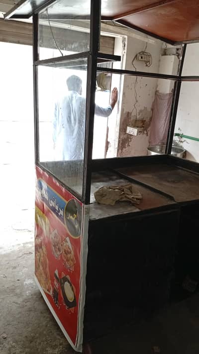 shawarma and burger counter