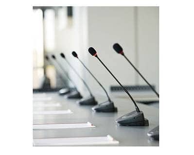 Local Audio Conference system-Delegate Microphone-Logitech Video Camer