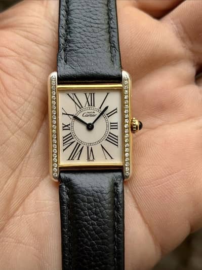 Must De Cartier Tank 30mm+24mm.