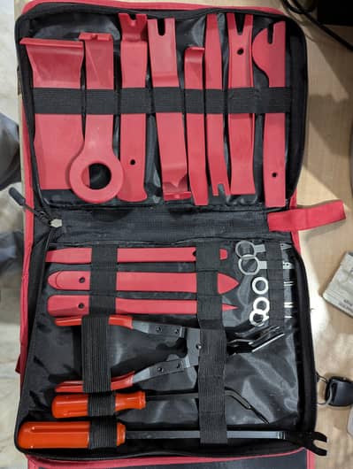 19pcs Car Trim Removal Tool Kit – Interior Panel & Dashboard Tools