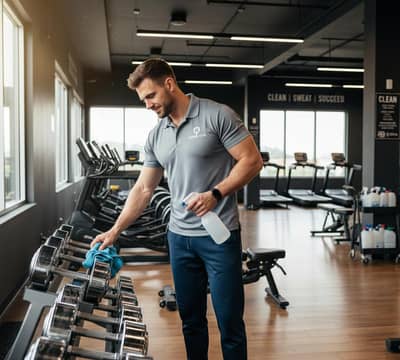 Gym cleaner