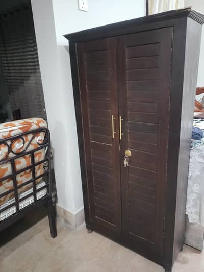 weapon wardrobe, shatoot wood, custom made 5' 5"x2' 5"x 1'