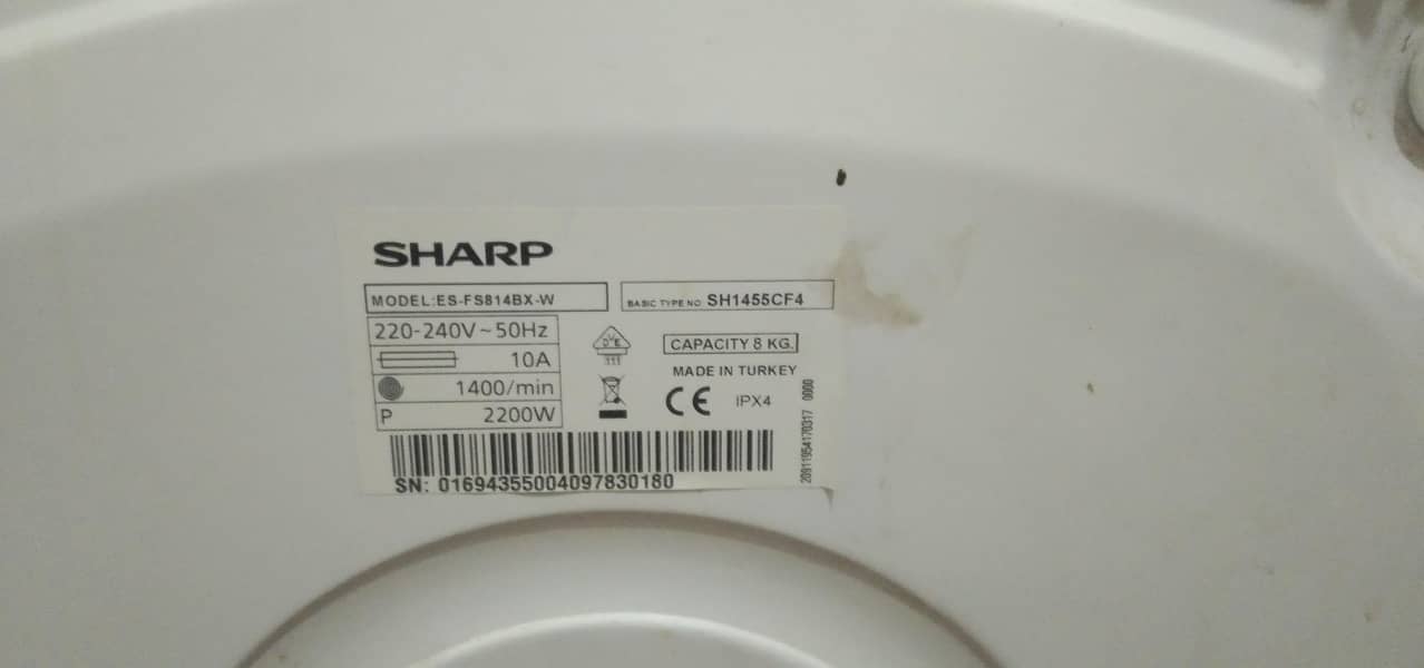 sharp front load washing machine 2