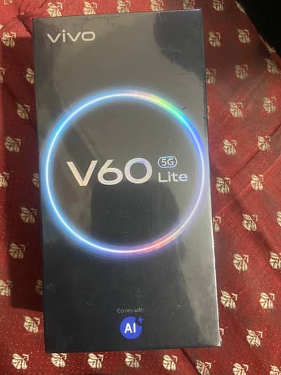 vivo v60lite 5g brand new box pack 12/256 clr blue