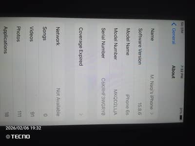 iphone 6s Non pta approved