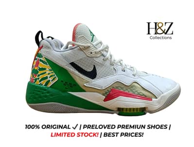 Nike Air Jordan Zoom 92 White Lucky Green, Premium Preloved Sneakers
