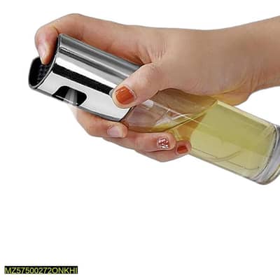 Premium Glass Oil Spray Bottle for Kitchen & BBQ