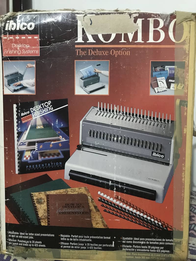 COMBO Binding Machine 1