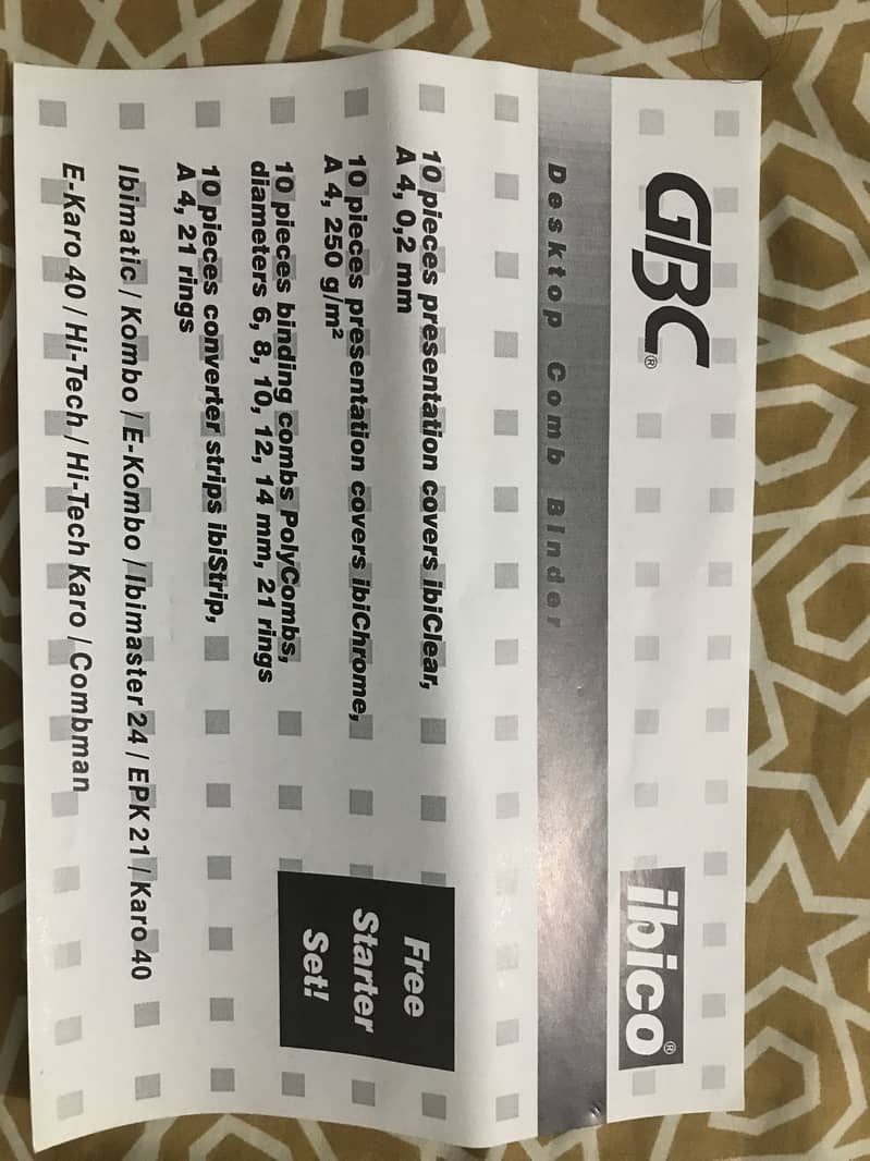 COMBO Binding Machine 8