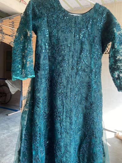 2 maxii in different colour/ green with dupata & purple single maxi