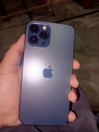 IPHONE 12 PROMAX JV FRESH MODEL LLA Condition 10 BY 10 Pacific Blue