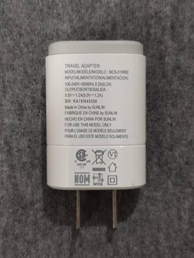 LG original charger with cable
