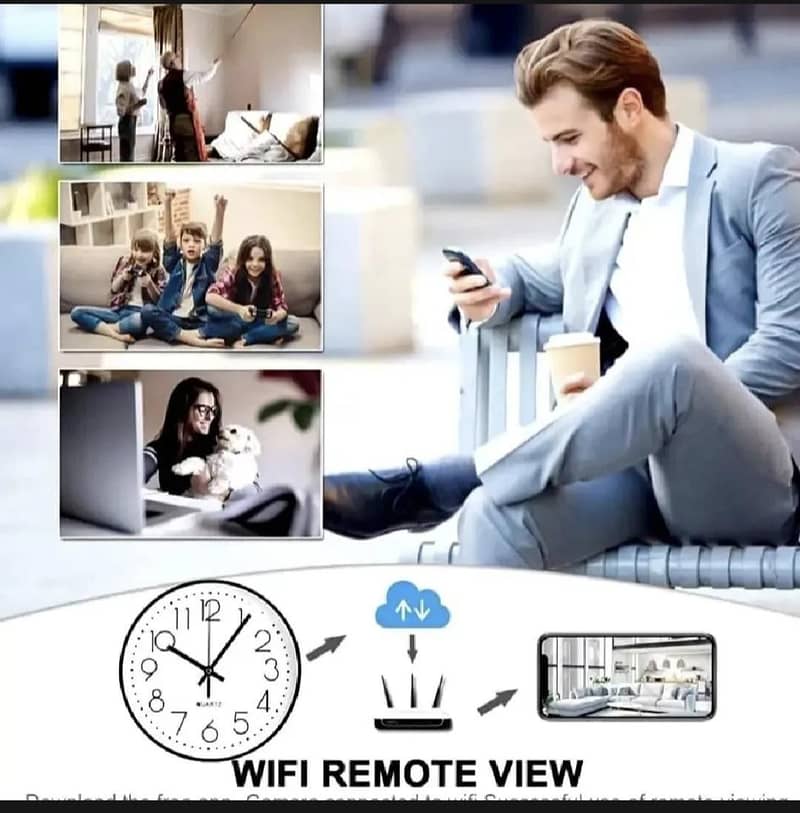 Wall Clock Camera For Home Security With Application 2