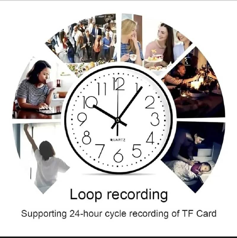 Wall Clock Camera For Home Security With Application 3