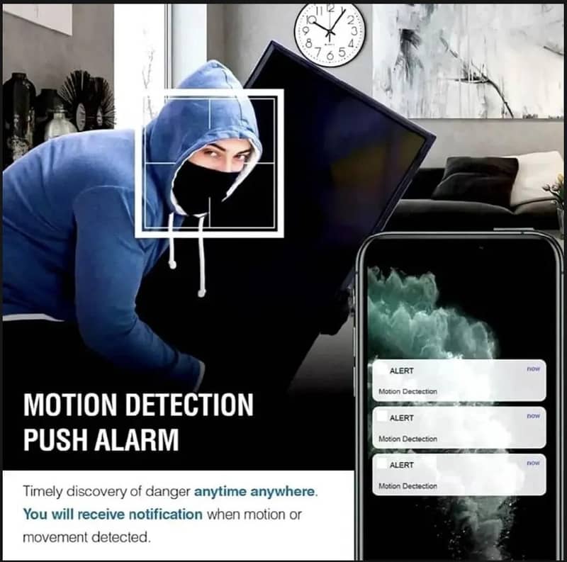 Wall Clock Camera For Home Security With Application 5