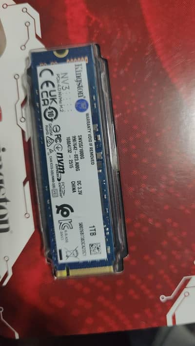 Kingston nvme 1TB just 4 month used 6 month warranty