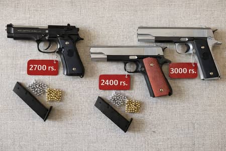 Semi-Metal Toy Gun For Boys