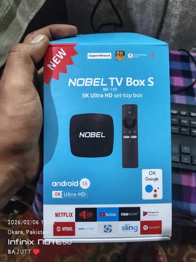 Android TV Box Nobal Tv Box S Ultra HD