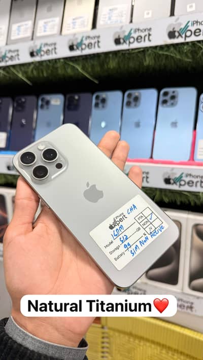 15 Pro Max 512GB Sim Working