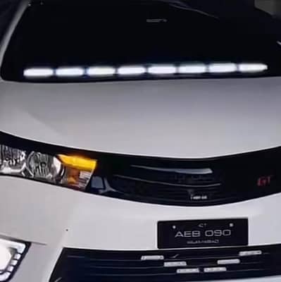 DASHBOARD WHITE + RED BLUE (8 BAR )