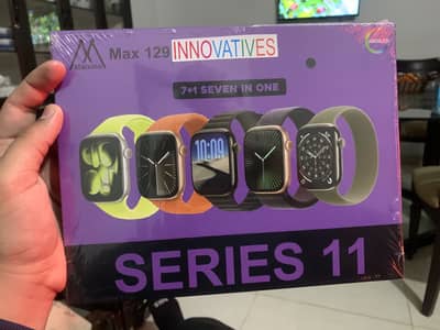 Series 11 bazel less watch box pack with seven straps