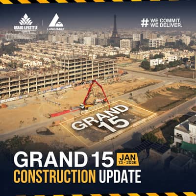 500 Sqft 1 Bed Luxury Apartment in Oasis Grand 15 Downtown Commercial of Bahria Town