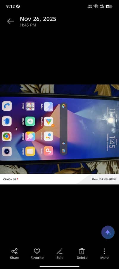 screen carack hay par pora kam kraha hay srf set hay pta hay 6/128 hay