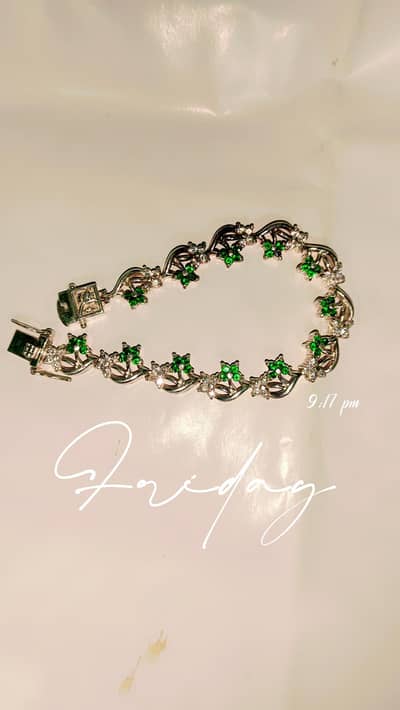 Italian silver ladies bracelets beautiful