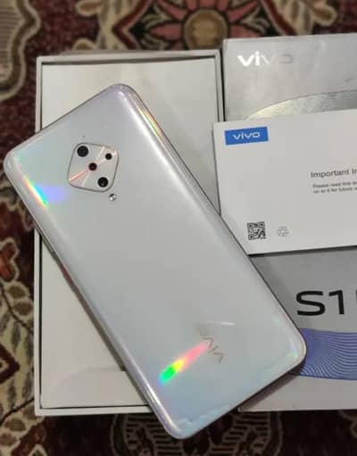 Vivo S1 Pro Complete box urgent sale connect wtp no